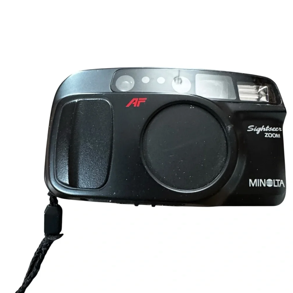 Minolta Riva Zoom 70 Sightseer Zoom Camera Untested No Film or Battery